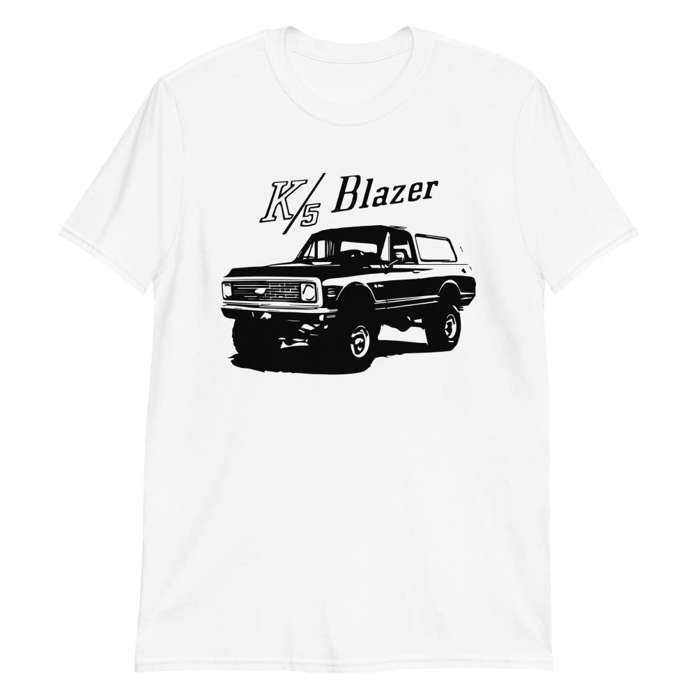 1971 Chevy K5 Blazer Short-Sleeve Unisex T-Shirt White