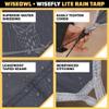 Wise Owl Outfitters Hammock Rain Fly  Waterproof Camping Tarp Cover with Tent Stakes & Carry Bag, Ultralight Shelter for Backpacking & Outdoor Shade view 3