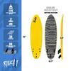 Rock-It 6' Baby Jess Soft Top Surfboard, Kids Surfboard with Innovative Design, Easy to Paddle and Maneuverable, Small, Pink view 2