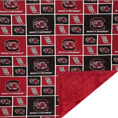 Future Tailgater South Carolina Gamecocks Minky Blanket Throw (60"" x 42"")"