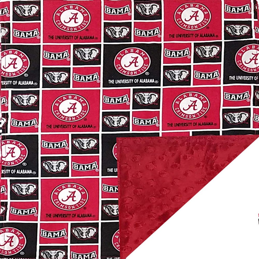 Future Tailgater Alabama Crimson Tide Licensed Minky Blanket Throw (60" x 42")