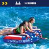 WOW Sports Born to Ride Towable Tube for Boating - 1 to 2 Person Towable - Durable Tubes for Boating view 2