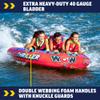 WOW Sports Pro Thriller 3 Towable Tube for Boating - 1 to 3 Person Towable - Durable Tubes for Boating view 3