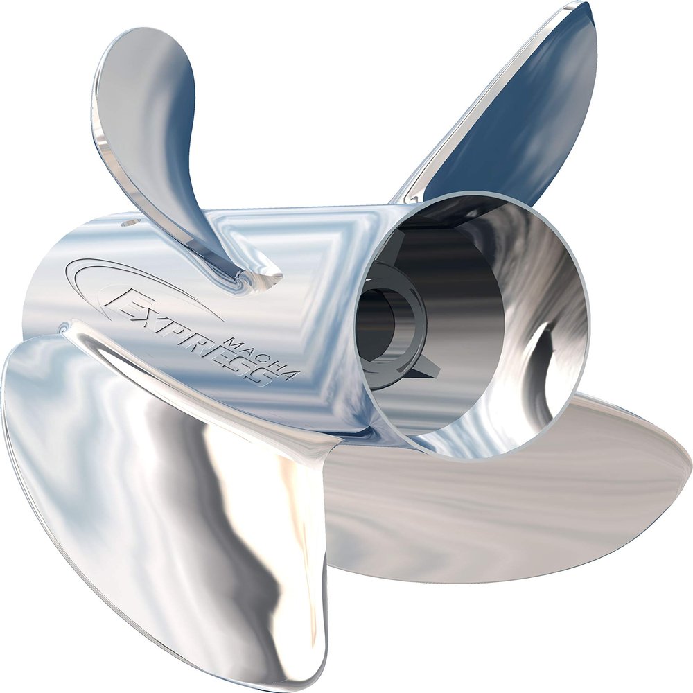 Turning Point Express Mach4 - Right Hand - Stainless Steel Propeller - EX-1423-4 - 4-Blade - 14.3" x 23 Pitch