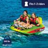 WOW Sports Howler Towable Tube for Boating - 1 to 2 Person Towable - Durable Tubes for Boating view 2