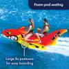 WOW Sports Big Shark Towable Tube for Boating - 1 to 2 Person Towable - Durable Tubes for Boating view 4