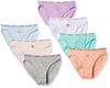 Calvin Klein Kids Girls' Modern Cotton Bikini Underwear 7-Pack, Fun Icons, Small view 1