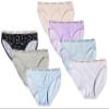 Calvin Klein Kids Girls' Modern Cotton Bikini Underwear 7-Pack, Stars, X-Large view 1