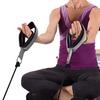 Stamina Products AeroPilates Wide Double Loop Hand and Foot Padded Foam Straps with Textured Surface and Carrying Bag, Gray (Set of 2) view 4