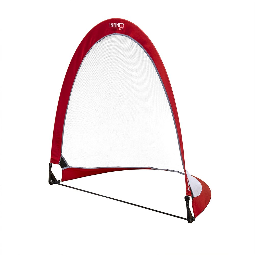 Kwik Goal Infinity Lite Pop Up Goal, 4' Width, Red