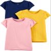 Simple Joys by Carter's Baby and Toddler Girls' 3-Pack Solid Short-Sleeve Tee Shirts view 1