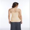 Air Curvey 4 Pack Camisole Tops for Women Basic Undershirt Tanks Adjustable Spaghetti Straps Camis Seamless Soft Layering Top Black Grey White Apricot M view 3