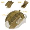 OneTigris Tactical Helmet Cover, Cloth Cover for Fast Helmet in Size M/L & Fast Bump Helmet in Size L/XL - ZKB06 No Helmet view 4