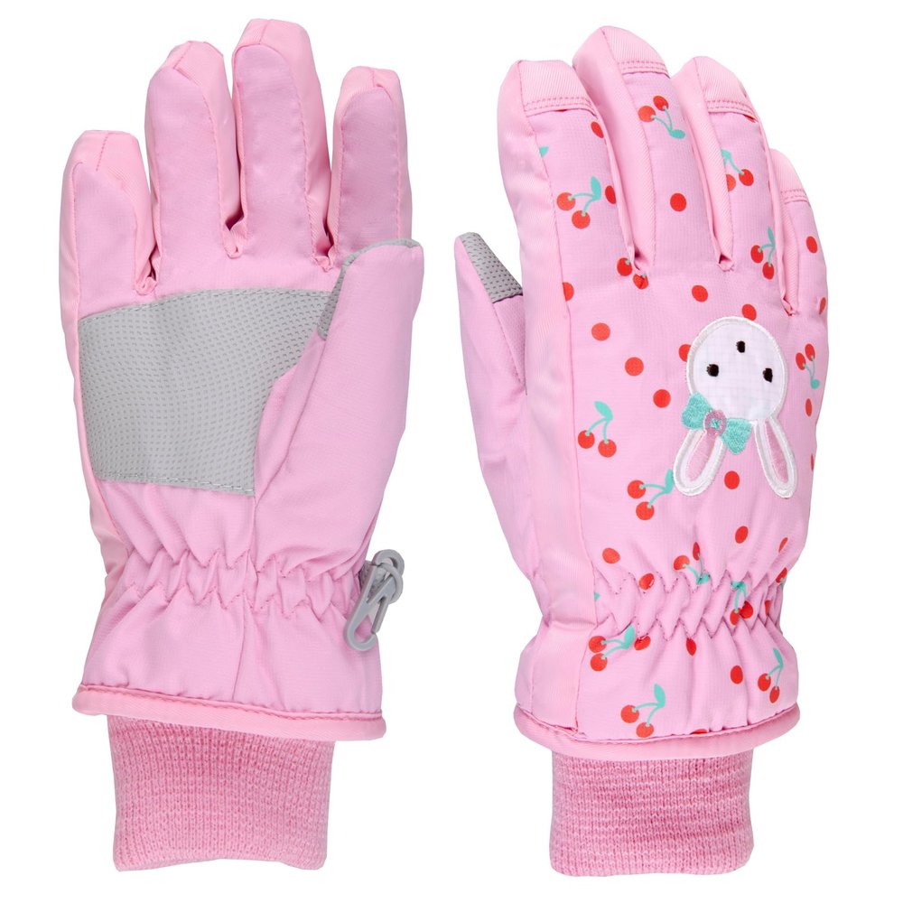 TRIWONDER Kids Winter Gloves Waterproof Ski Snow Gloves for Cold Weather Girls Snowboarding Skiing Sport Warm Mittens (Pink, L (9-13 Years Old))