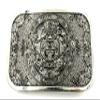 Aztec Mayan Calendar Black/Silver Rectangle Metal Fashion Belt Buckle view 1