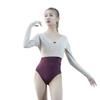 119146001 Girls Ballet Sweater Dancewear Warm Up Ballet Tops (M, Beige) view 1