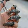 SXFSE Rings for Women, 10Pc Punk Claw Ring Gothic Jewelry False Nail Finger Ring Knuckle Bend Fingertip view 2