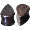 00G 10mm Teardrop Organic Black Rosewood Ear Gauges Plugs Flesh Tunnels Stretching Kit Expander for Women Men view 2