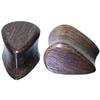 00G 10mm Teardrop Organic Black Rosewood Ear Gauges Plugs Flesh Tunnels Stretching Kit Expander for Women Men view 3