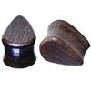 00G 10mm Teardrop Organic Black Rosewood Ear Gauges Plugs Flesh Tunnels Stretching Kit Expander for Women Men view 4
