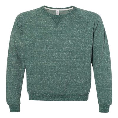 Jerzees Adult 72 oz Snow Heather French Crewneck Sweatshirt 2XL FRST GRN SNW HTH