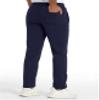 FASKUNOIE Men's Heavy Sweatpants Winter Fleece Heavyweight Sherpa Lined Pants Navy Blue view 2