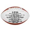 KWOOD Personalized Football Gift for Son, Engraved Leather Indoor/Outdoor Football with Pump & Carrying Bag, Birthday Christmas Graduation Gift for Son from Mom view 1