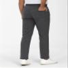 FASKUNOIE Men's Joggers Sherpa Fleece Linedd Pants Casual Slim Fit Trousers with Pockets Gray view 2