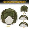 OneTigris Helmet Cover, Tactical Cloth Cover for Fast Hel-met in Size L or M/L, XL or L/XL, Bump in Size XL or L/XL - ZKB12 view 3