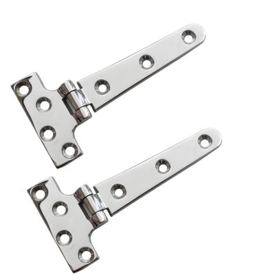 2 Pieces of 316 SS Marine Grade Heavy Duty T Hinge 6'' x 3" Casting Hinge for Boat& AUTO