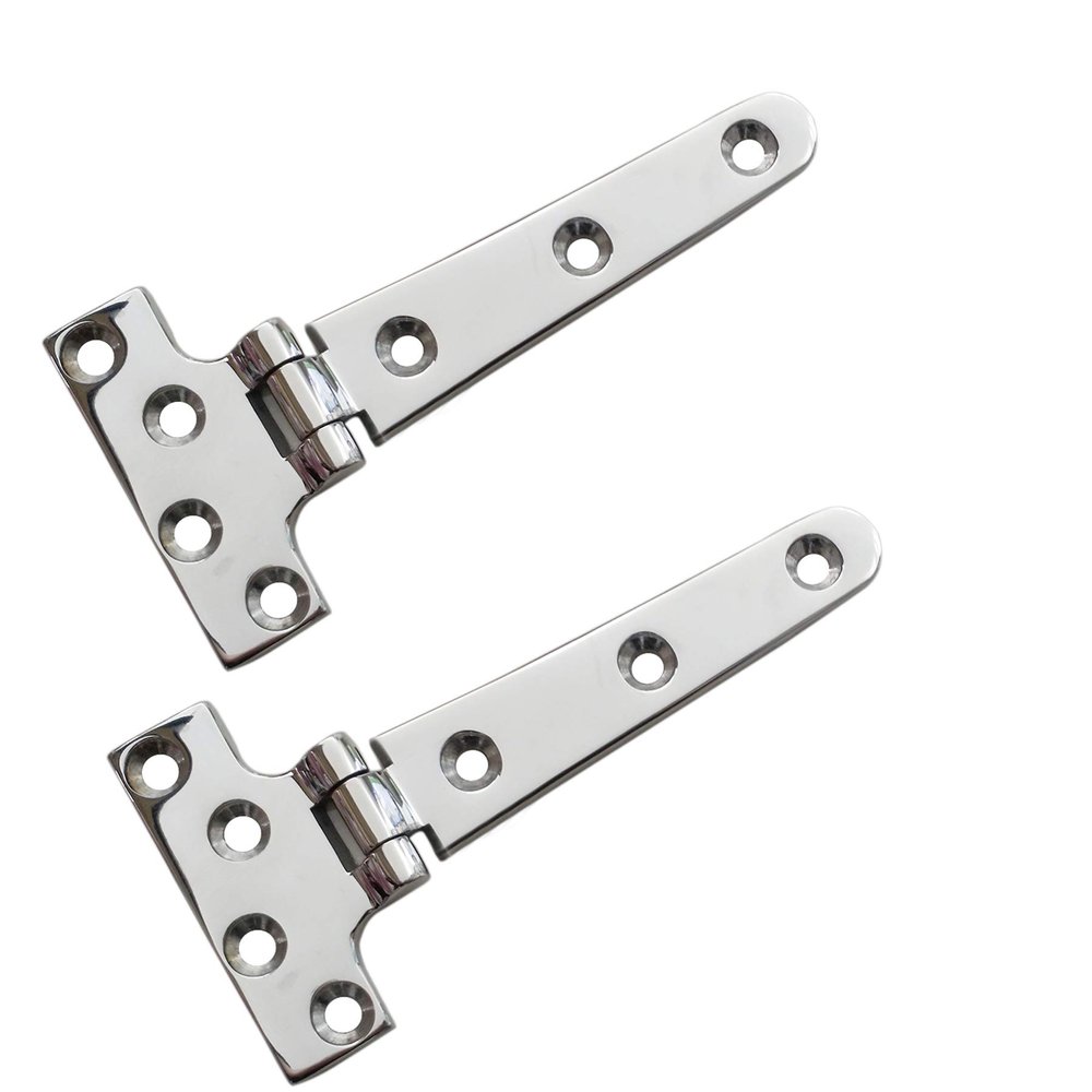 2 Pieces of 316 SS Marine Grade Heavy Duty T Hinge 6'' x 3" Casting Hinge for Boat& AUTO