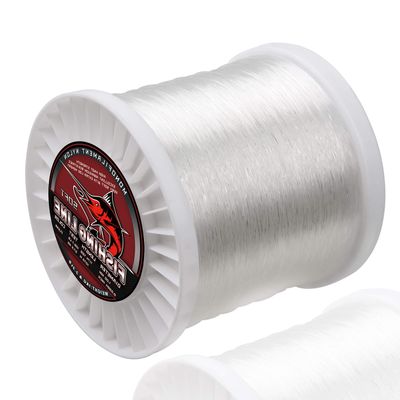 Monofilament Fishing Line, Big Game Mono Fishing Line, Strong Heavy Duty Nylon Mono Leader Saltwater Freshwater, Abrasion Resistant, Clear, 84.8lb, 1834yds