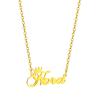 SKQIR Gold Custom Women Name Necklace Personalized, Customized Chains Name Pendants Necklaces Personalized Name Necklace with Crown for Women Girl Gift,Nora Necklace view 1