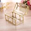 smallwoodi Jewelry Box, Vintage Transparent Storage Box, Candy Trinket Jewelry Holder Organizer, Gift Box, Golden view 2