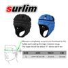 Surlim Rugby Soft Helmet Soccer Headgear Scrum Cap 7v7 Flag Football Headguard for Adult Large (Black) view 2