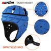 Surlim Rugby Soft Helmet Soccer Headgear Scrum Cap 7v7 Flag Football Headguard for Adult Large (Blue) view 3