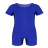 Aislor Kids Boys Girls One Piece Ballet Dance Gymnastics Leotard Athletic Stretchy Jumpsuit Unitard Blue 4T view 1
