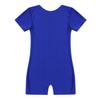Aislor Kids Boys Girls One Piece Ballet Dance Gymnastics Leotard Athletic Stretchy Jumpsuit Unitard Blue 4T view 4