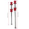 Alomejor Quick Release Lever,Easy Wheel Removal Installation,Wheel Skewers,Secure Mechanism for Mountain Cyclists Road Commuters Bike Maintenance view 3
