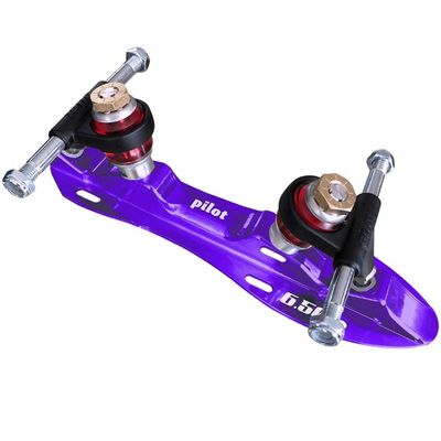 Atom Pilot Falcon Plus NTS Color Quad Skate Plate (Purple, Size 6.25)