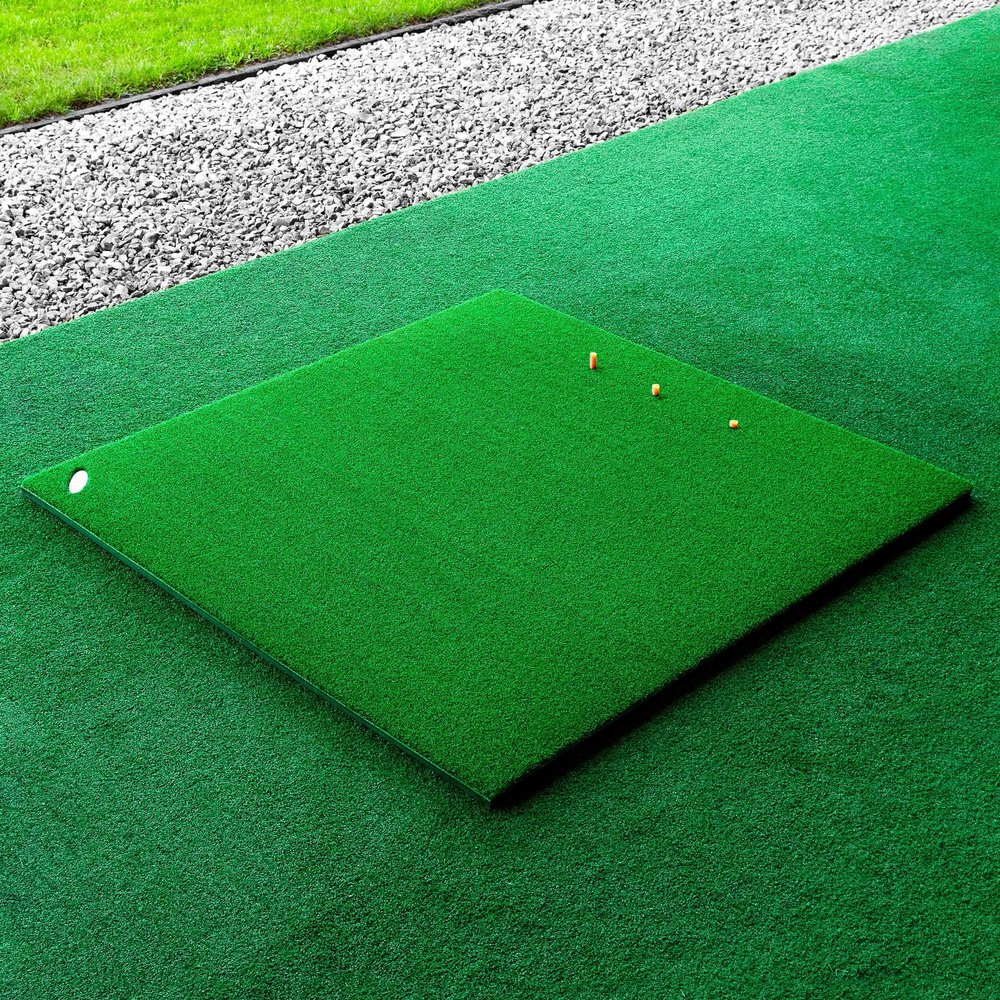 FORB Replacement Stance Mat for FORB Pro Driving Range Mat | Realistic Artificial Turf | Includes Three Tees