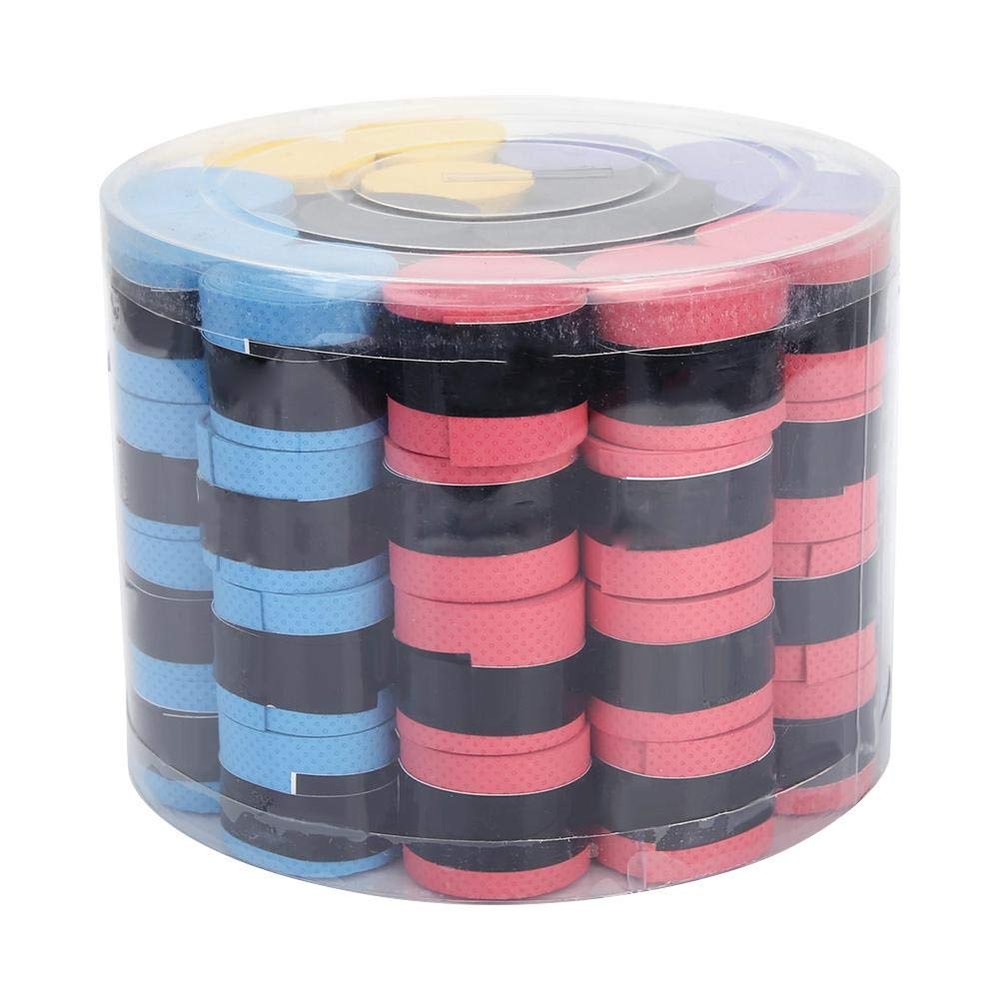 VGEBY1 PU Sweatbands Tape 60Pcs Anti-Slip Sweatbands Tape for Badminton Tennis Racket