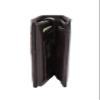 A1 FASHION GOODS Mens Soft Durable Leather Wallet Credit Cards Coins Banknotes ID Holder AV111 Black Brown, Brown, L, Wallet view 3