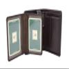 A1 FASHION GOODS Mens Soft Durable Leather Wallet Credit Cards Coins Banknotes ID Holder AV111 Black Brown, Brown, L, Wallet view 4