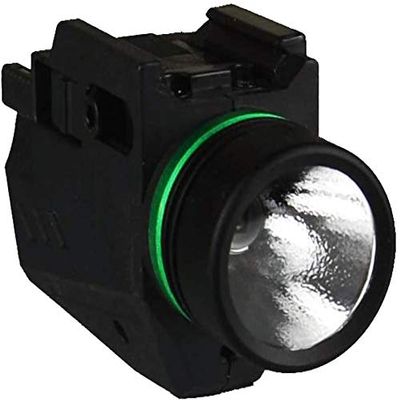 GOTICAL Combo Rail Mounted Red Laser Sight for Pistols | 200 Lumens | Rifles | Rechargeable Dot Gun Light | LED Flashlight Glock 17 19 20 21 22 23 30 20mm Rail (Laser Sight-Green)