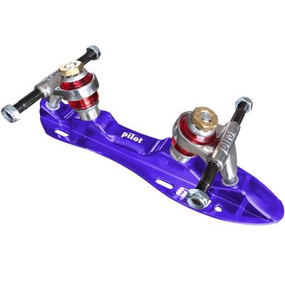Atom Pilot Falcon NTS Color Quad Skate Plate (Purple, Size 7.5)