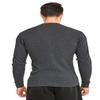 Men's Classic Waffle-Knit Medium Weight Thermal Top (XL, Charcoal) view 4