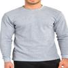 Men's Classic Waffle-Knit Medium Weight Thermal Top (L, Heather Grey) view 3