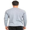 Men's Classic Waffle-Knit Medium Weight Thermal Top (S, Heather Grey) view 4