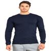 Men's Classic Waffle-Knit Medium Weight Thermal Top (XL, Navy) view 1